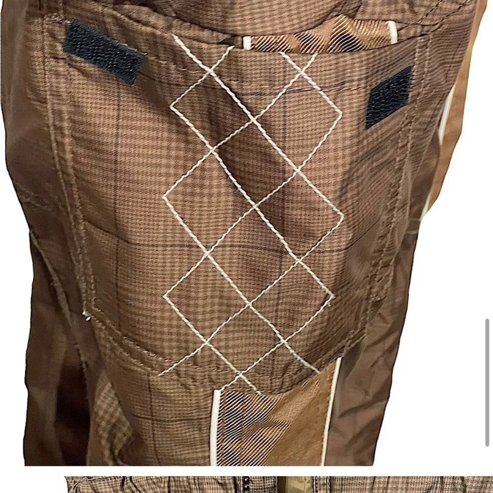 Obermeyer Boy’s Brown I Grow Bib Ski Pants Sz 5